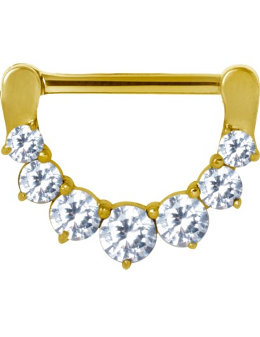 ETRIER EN ZIRCONGOLD...
