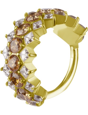 ANNEAU EN ZIRCONGOLD...