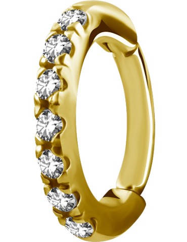 ANNEAU ROOK EN ZIRCONGOLD...