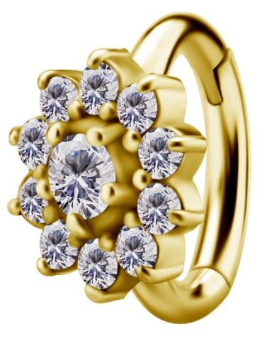 ANNEAU ROOK EN ZIRCONGOLD...