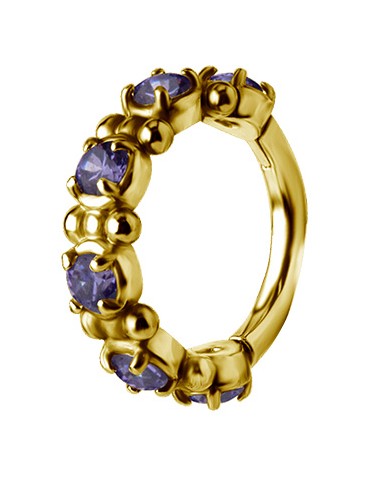 ANNEAU EN ZIRCONGOLD "BYZANCE"