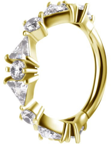 ANNEAU EN ZIRCONGOLD "ORION"