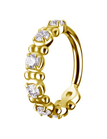 ANNEAU EN ZIRCONGOLD "ASTRÉE"